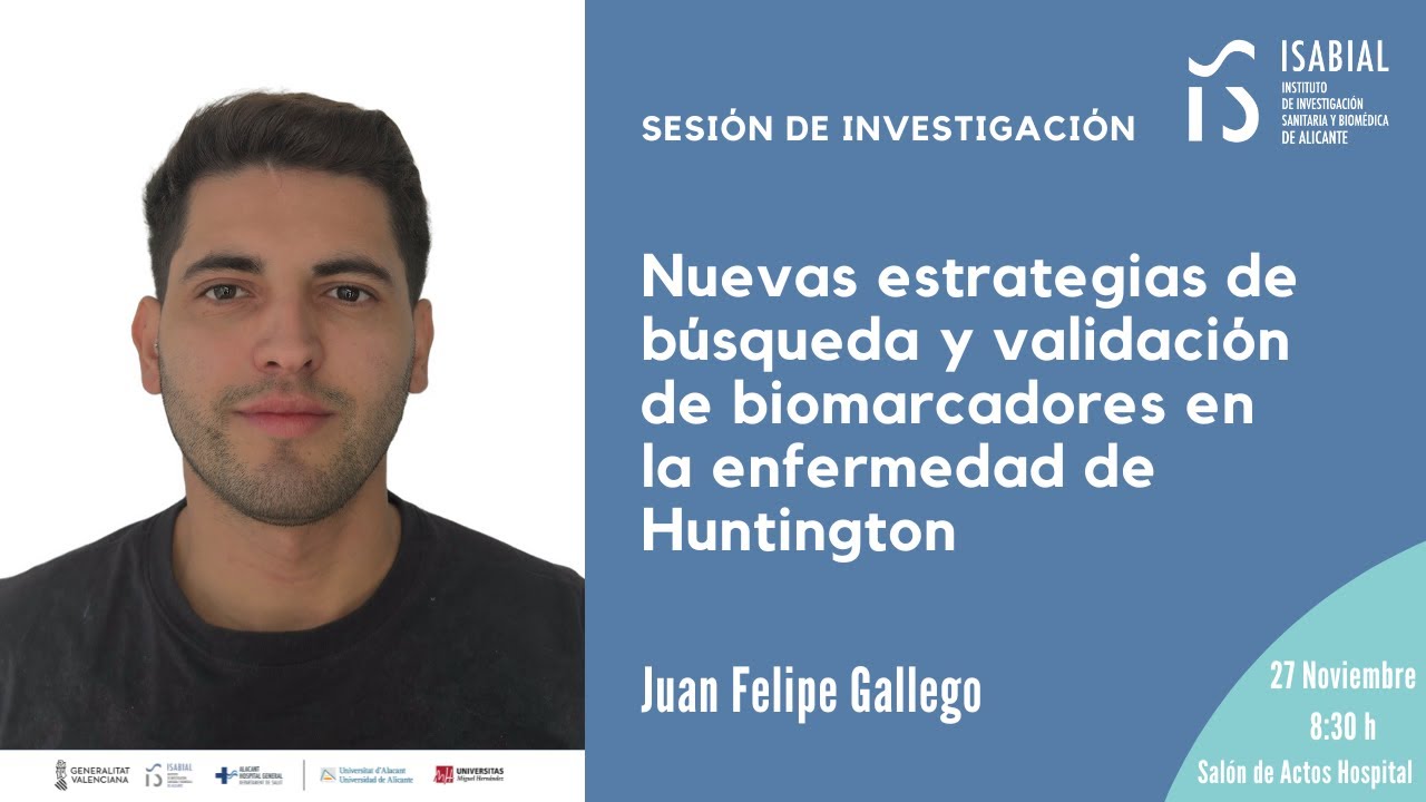 🔴 Enfermedad de Huntington: Nuevas estrategias de búsqueda y validación de biomarcadores | DIRECTO