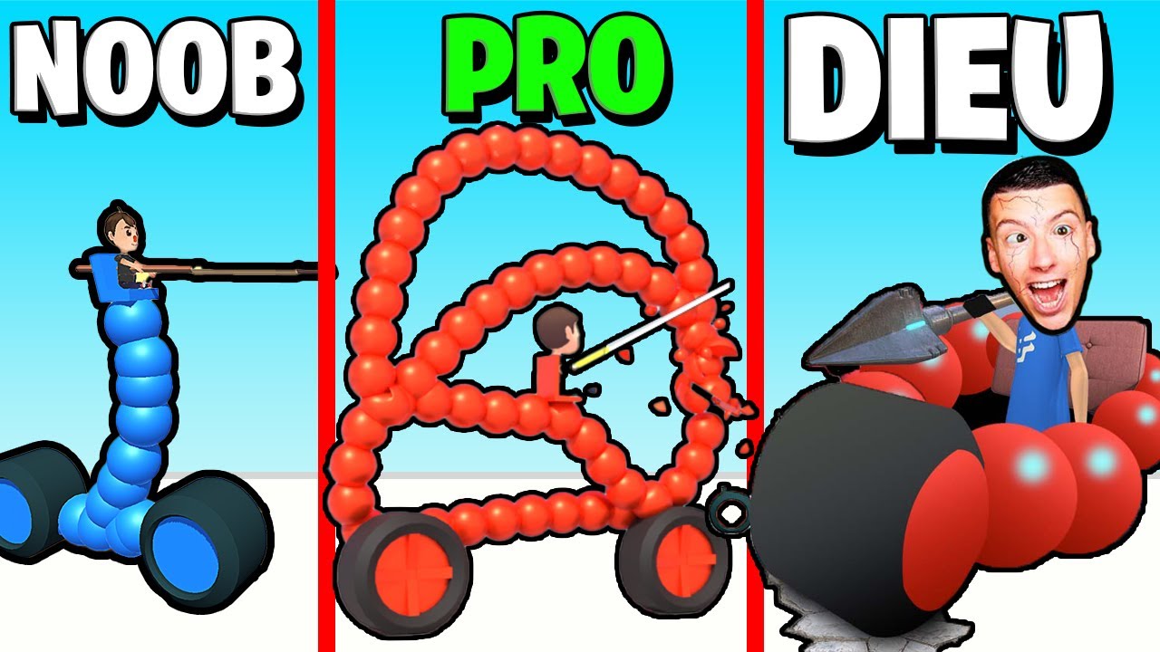 LA MEILLEURE EVOLUTION DE VOITURE DE COMBATS !! (Draw Joust)