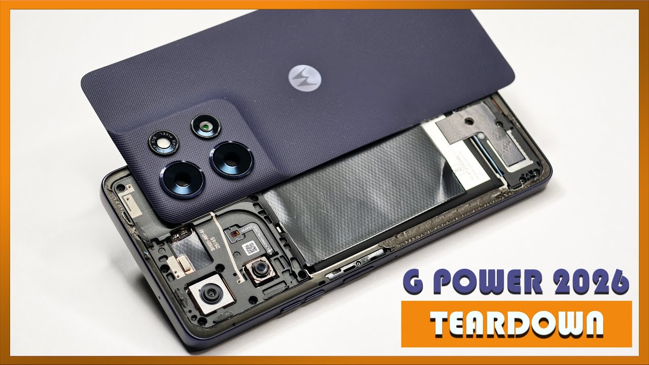 Motorola Moto G Power 2026 Teardown Disassembly Phone Repair Video Review