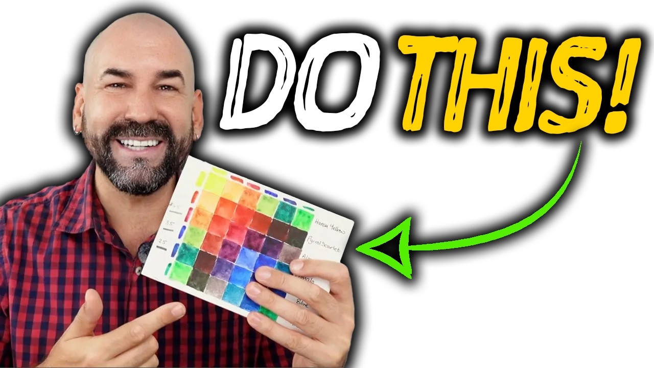 Stop Guessing Colours! Urban Sketchers DIY Cheat Sheet