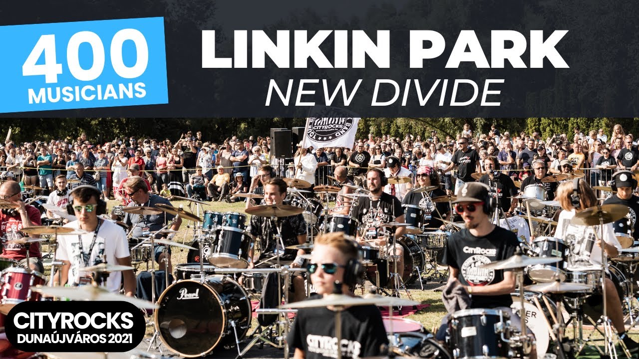 New Divide (LINKIN PARK) 400 musicians + 8 taiko drummers (The biggest rock band in Central Europe)