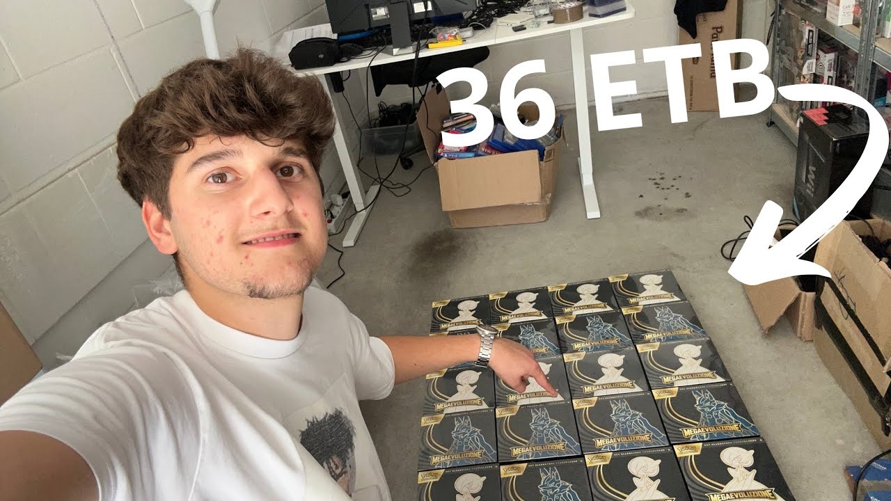 HO PRESO 36 ETB DI POKÉMON MEGAEVOLUZIONE 