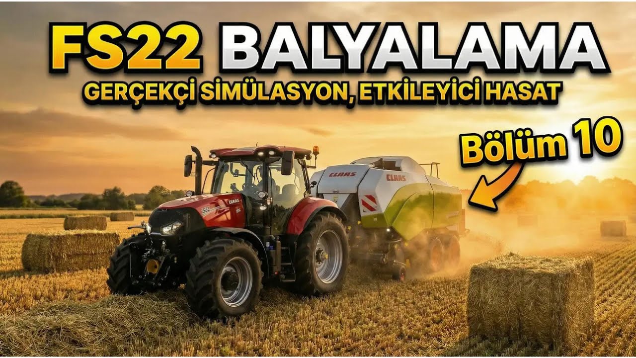 OHA 250 TON SAMAN FS22 BALYALAMA VE SERALAR BÖLÜM 10