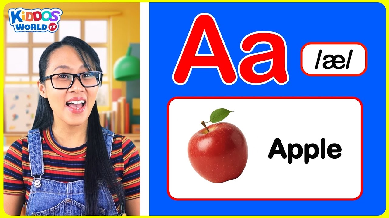 Изучаем фонетику ABC для детей | Звуки букв алфавита в словах от A до Z