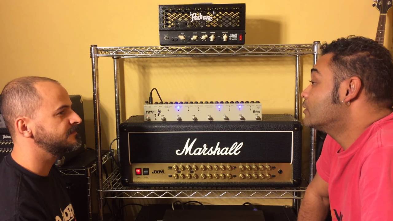 Pedrone YETI controlando Amplificador c/ MIDI