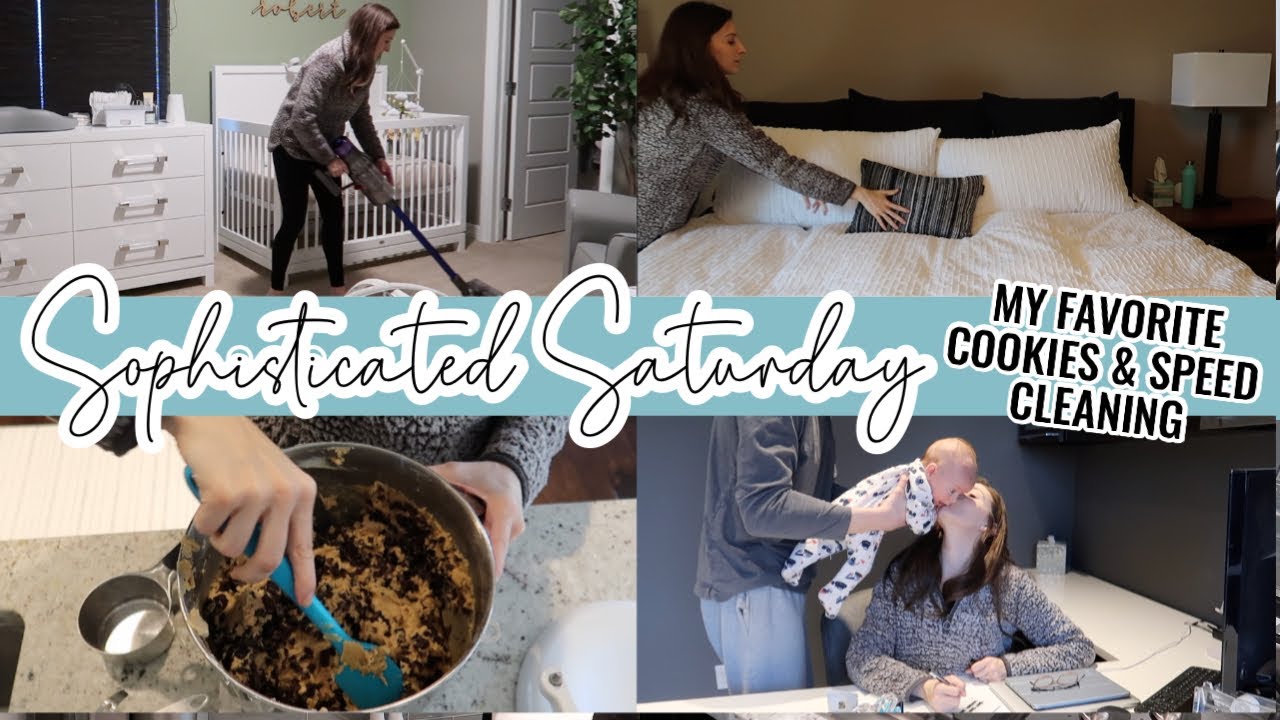 QUICK WEEKEND HOUSE CLEAN // My Favorite Chocolate Chip Cookie Recipe + Cleaning Before Guests
