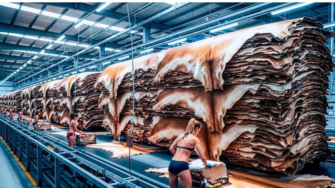Turning Raw Leather into High-Quality Gloves | Amazing Manufacturing Process