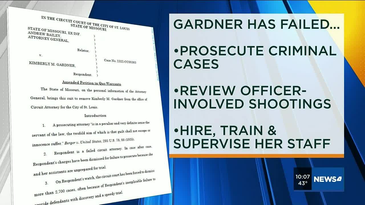 MO AG Bailey files amended petition for the removal of St. Louis Circuit Attorney Kim Gardner