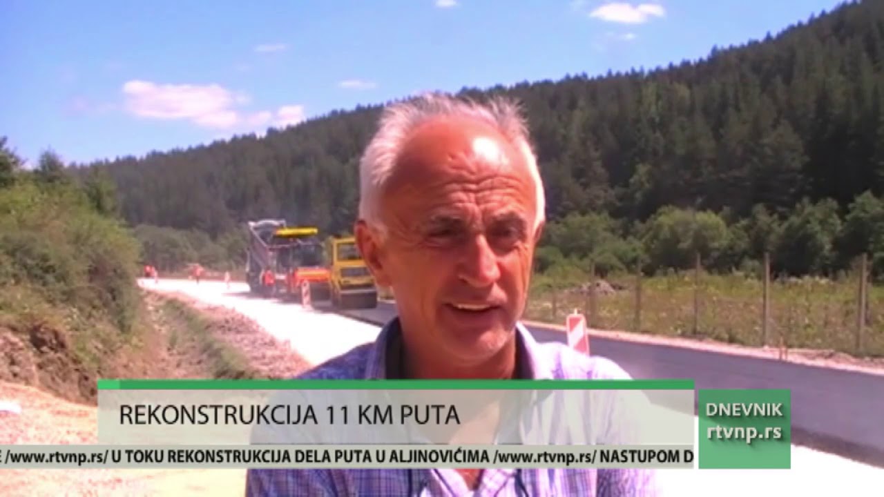 Asfaltiranje puta Sjenica - Aljinovići