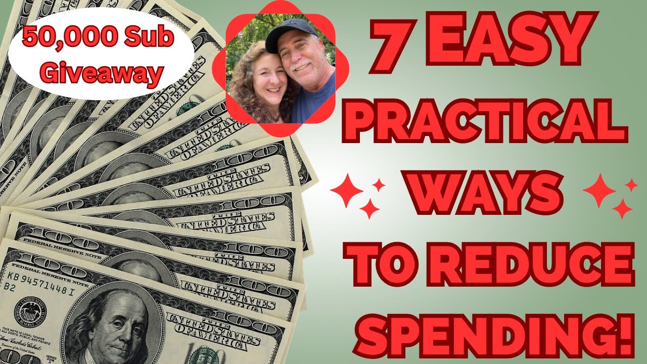 7 EASY PRACTICAL WAYS TO REDUCE SPENDING! SLOW LIVING! FRUGAL LIVING! Giveaway!