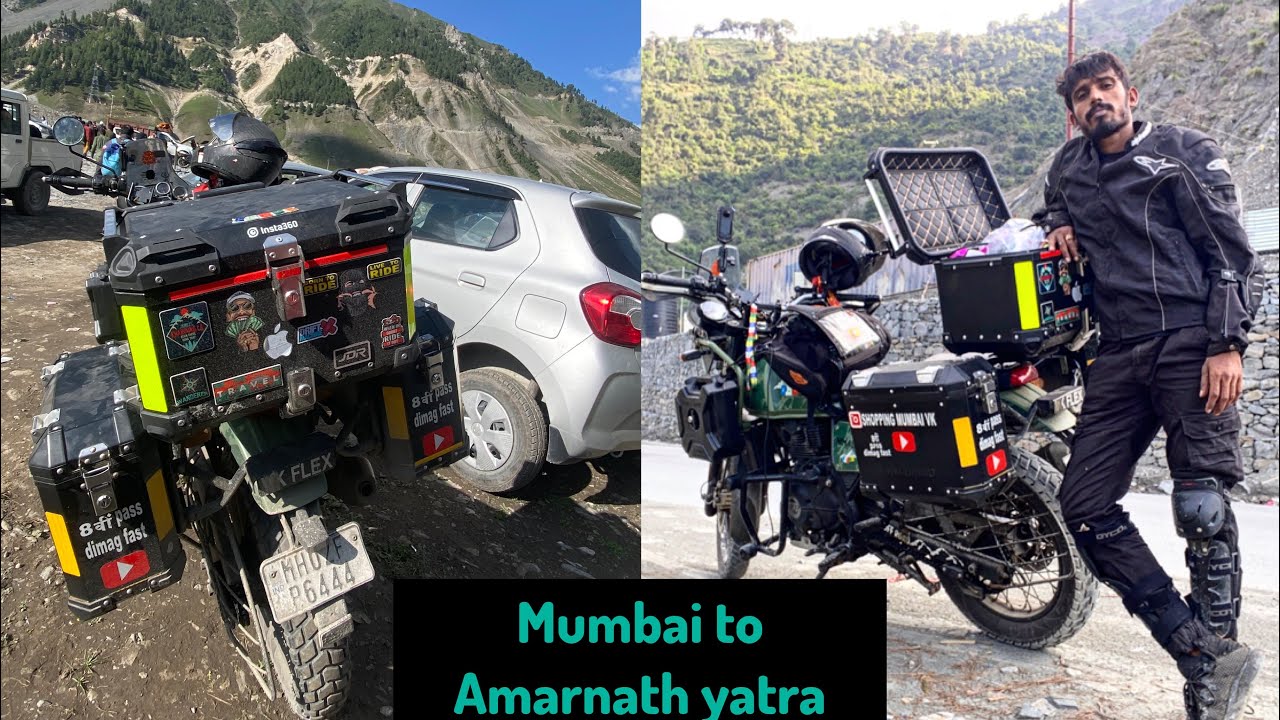 Amarnath Yatra by bike solo mumbai to leh Ladakh