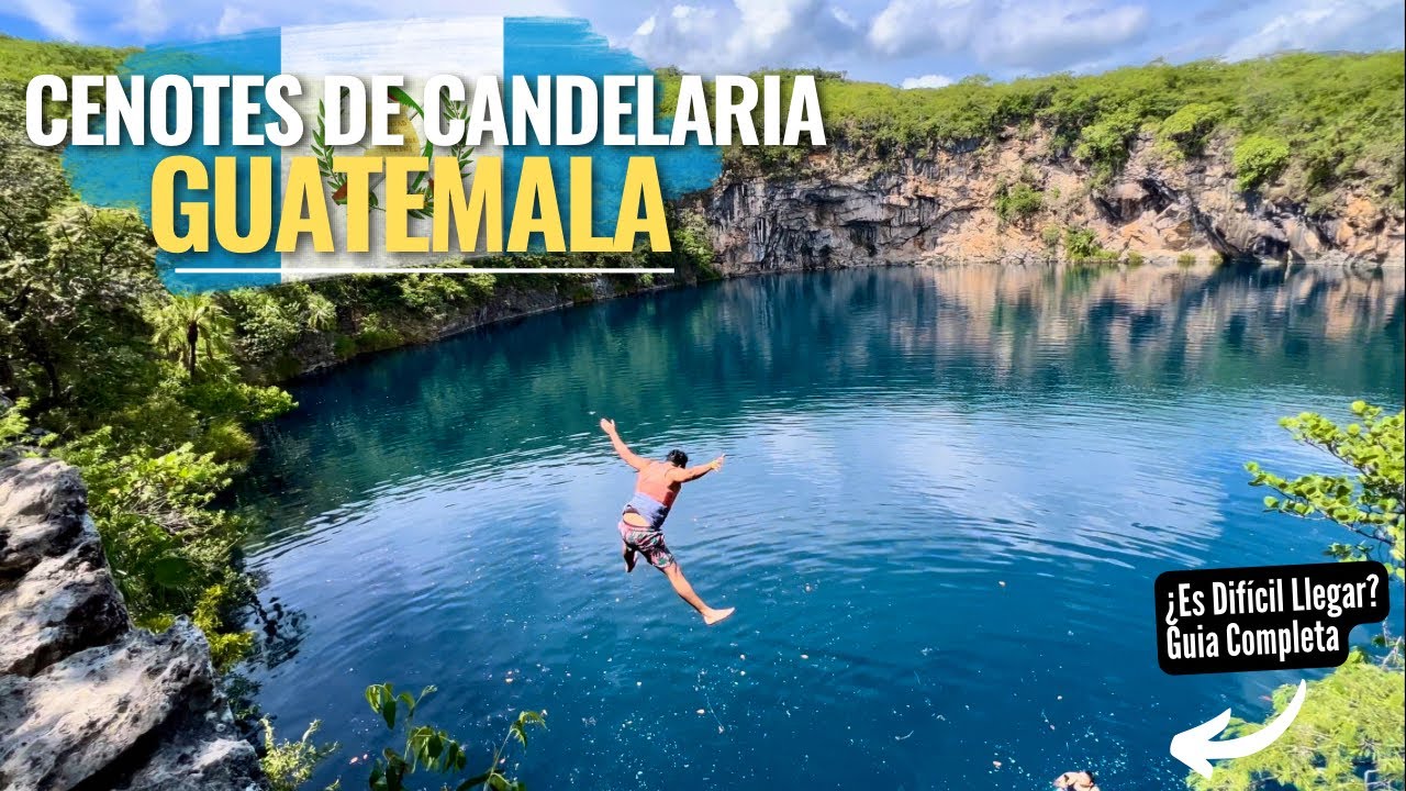 Un PARAÍSO 😳de GUATEMALA🇬🇹| los Cenotes de Candelaria