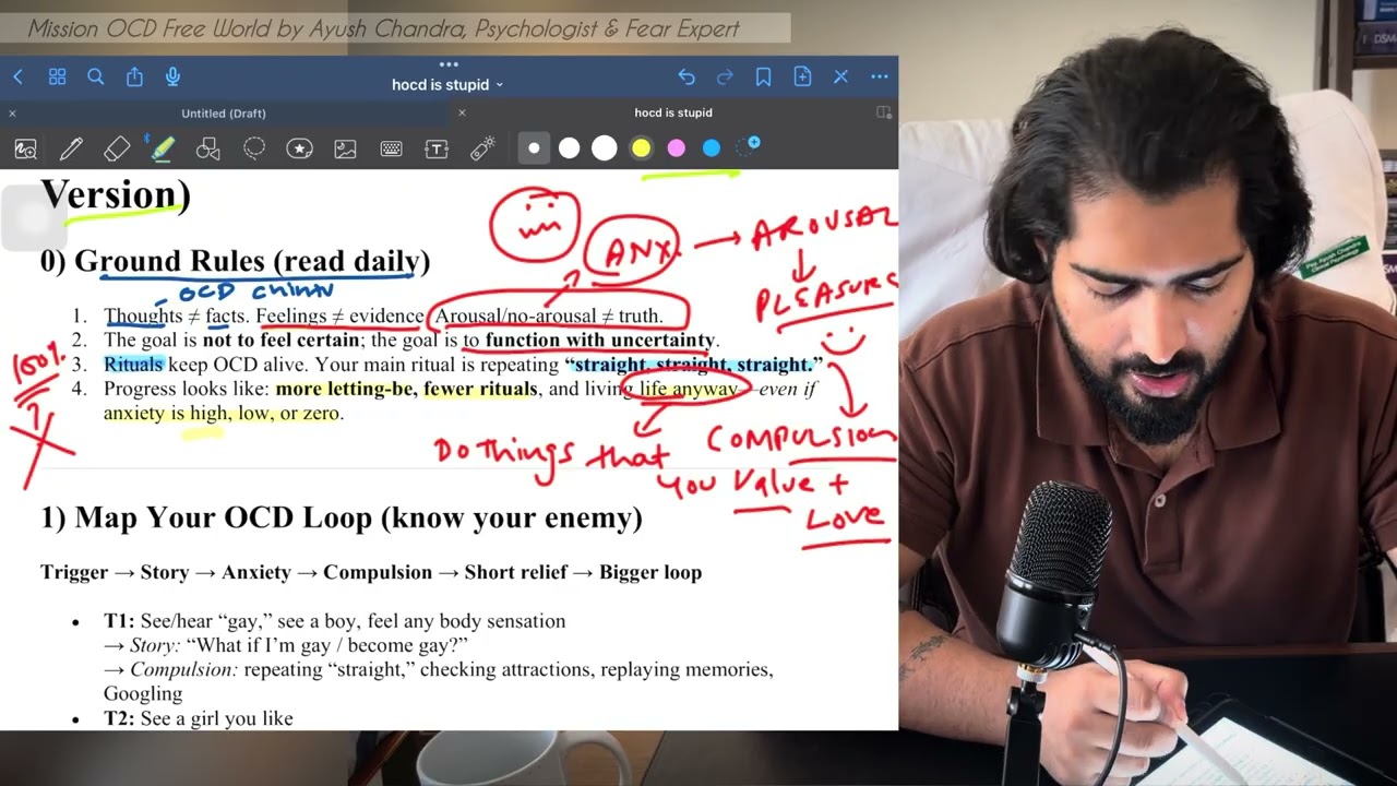 Treatment for H-OCD by Psychologist Ayush Chandra Best OCD therapist in India 🇮🇳 