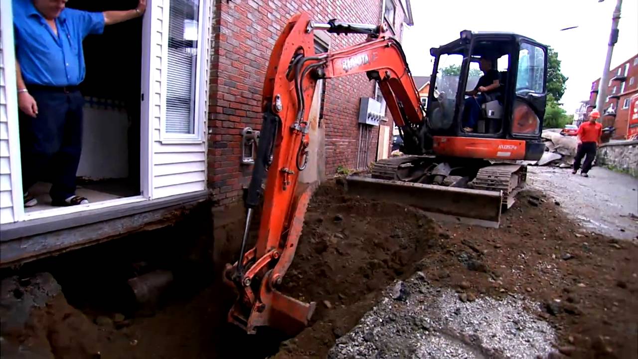 Excavation de fondation
