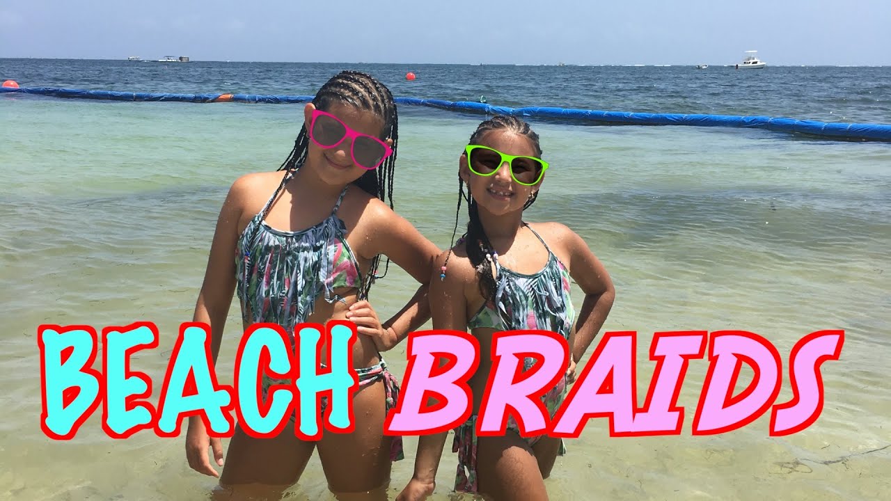 Beach Braids ! Hair Fun in the Sun ! MISHU Y NAT