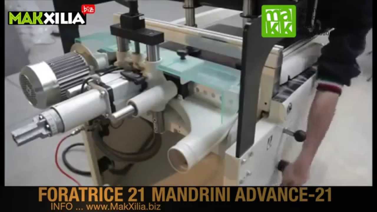 Foratrice a 21 Mandrini MINIMAX SCM ADVANCE-21. Boring Machine. Perceuse Multiple.
