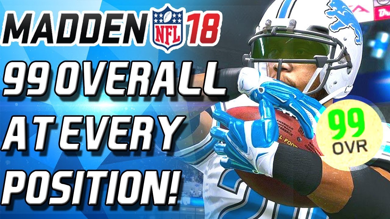 99 ОБЩИЙ РЕЙТИНГ НА КАЖДОЙ ПОЗИЦИИ! 99 БАРРИ! ЛУЧШАЯ КОМАНДА В ИСТОРИИ! &mdash; Madden 18 Ultimate Team