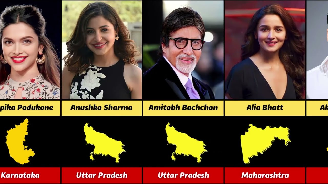 Famous Bollywood Actors and Their Home States