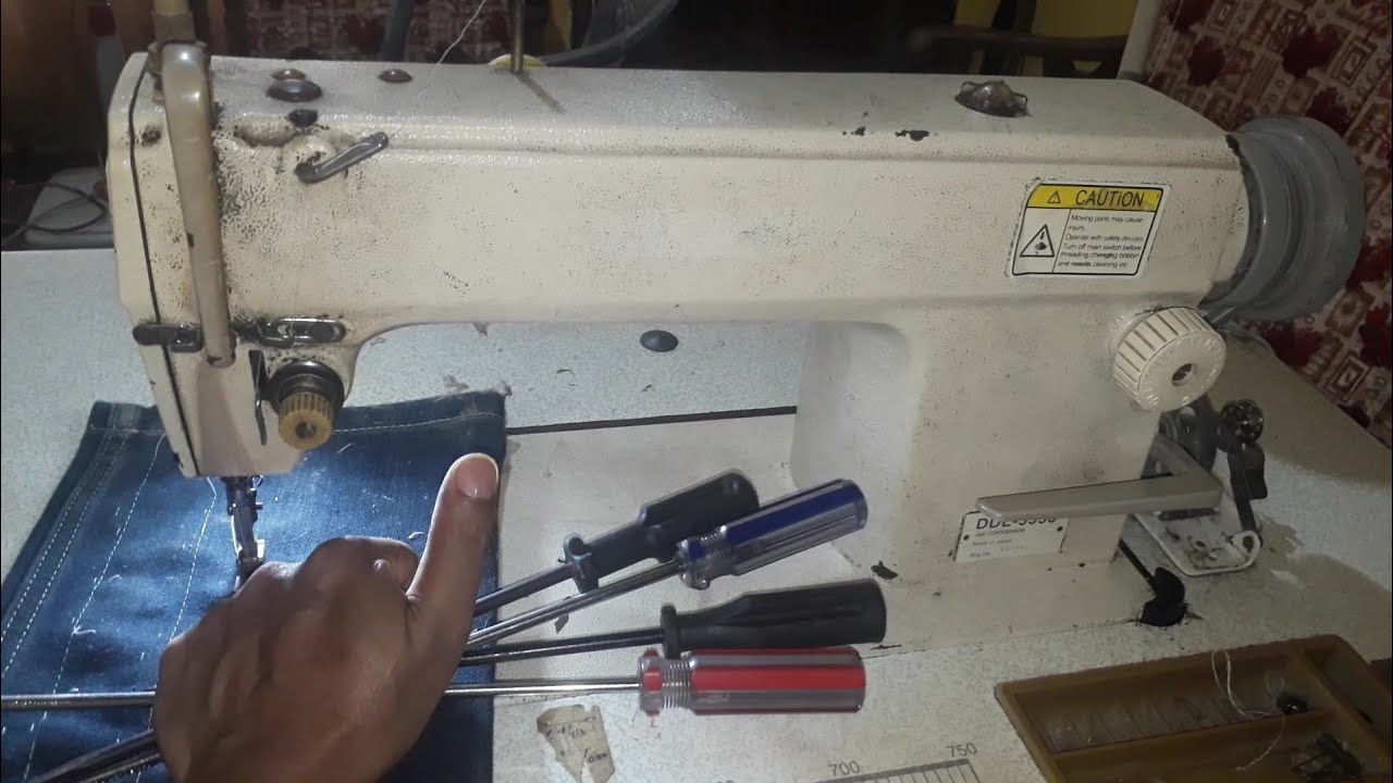 how to repair a JUKI normal high speed sowing machine ? ( part 1  sinhala )