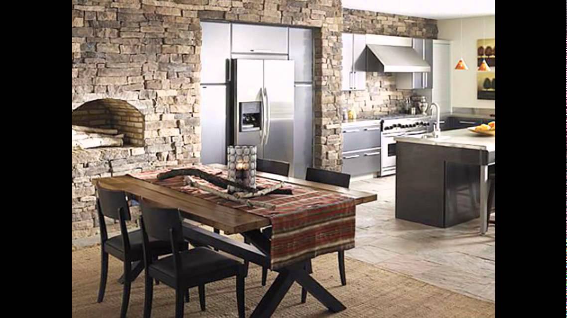 80 Divine Stone Wall Ideas for Your Living Room & Dining Hall