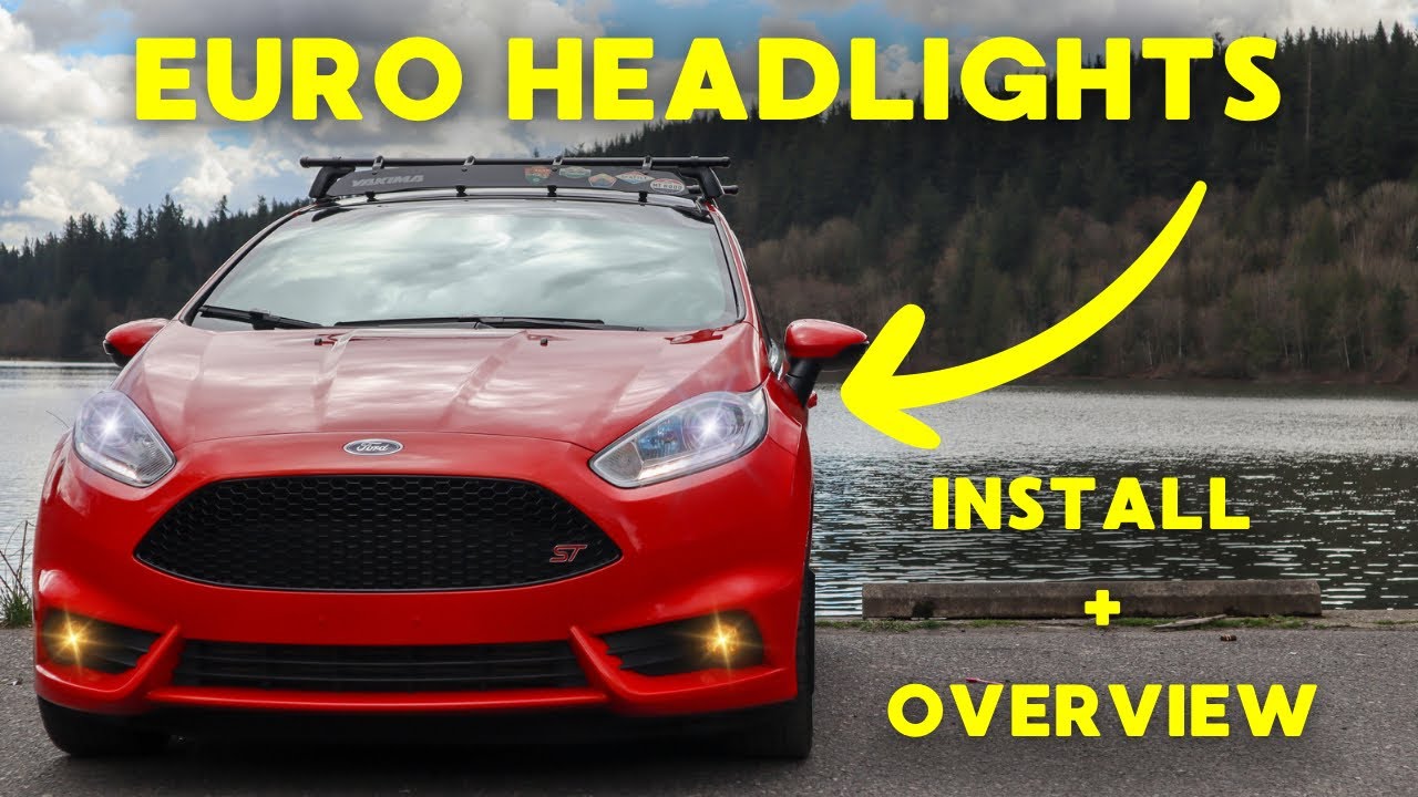 Ford Fiesta ST 2015 Euro Headlight Install and Overview!