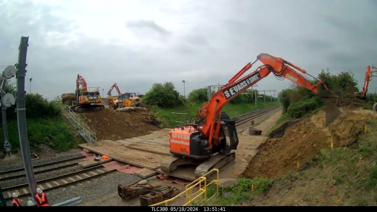 Midland Main Line Electrification - Three Arch demolition