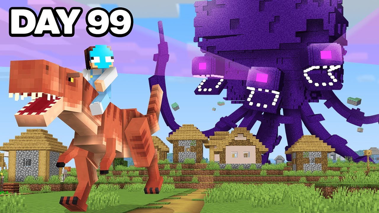 I Spent 100 Days with 100 Mods in Minecraft...