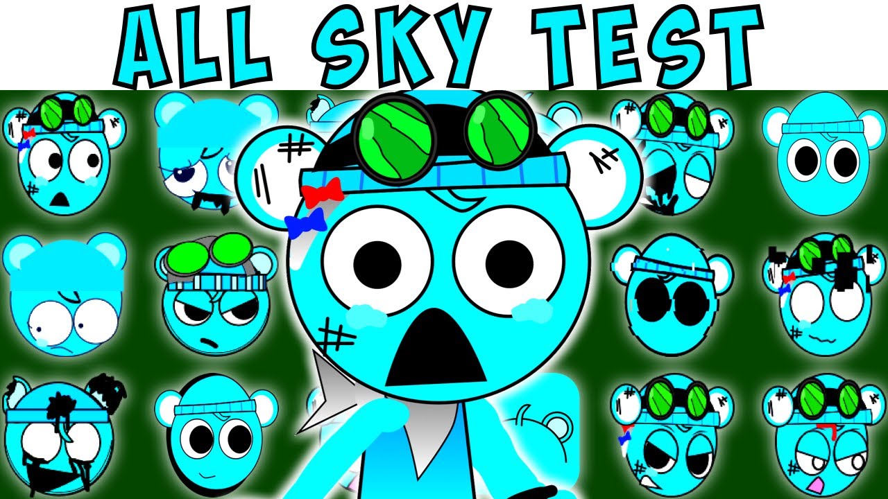ALL SKY TEST | FNF Character Test | Gameplay VS Playground