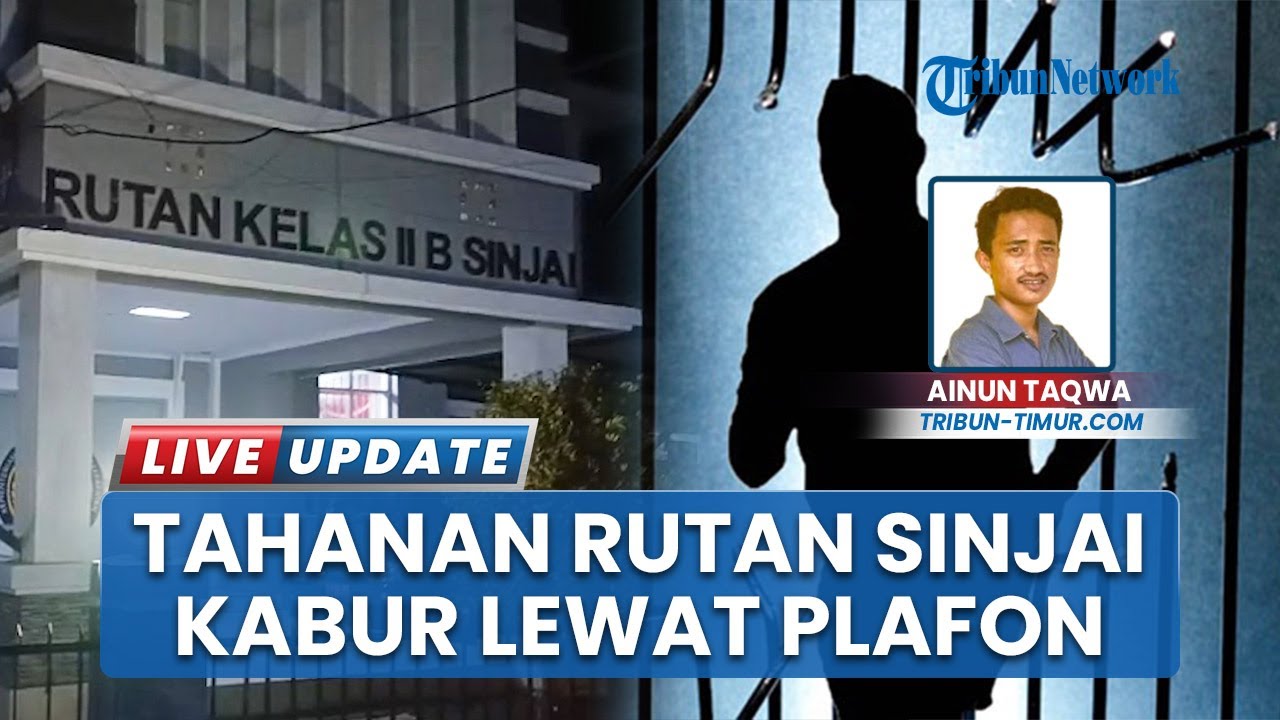 Tahanan Kasus Curanmor Kabur dari Rutan Sinjai, Jebol Plafon Sel Pengasingan hingga Lolos ke Luar