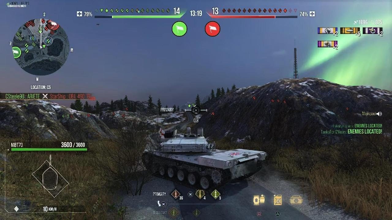 World of Tanks MBT70 2nd Good Teamwork