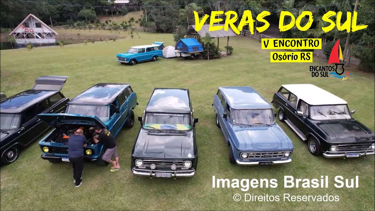 V ENCONTRO VERAS do SUL |CHEVROLET VERANEIO | ENCANTOS do SUL | OSÓRIO RS (Aéreas Drone  DJI)