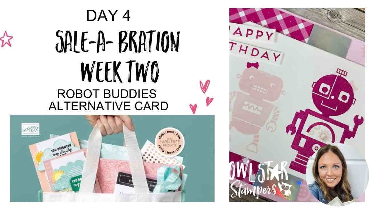 An Alternative Card with the Stampin’ Up! Robot Buddies Card Kit | Week of Sale-A-Bration Day 4