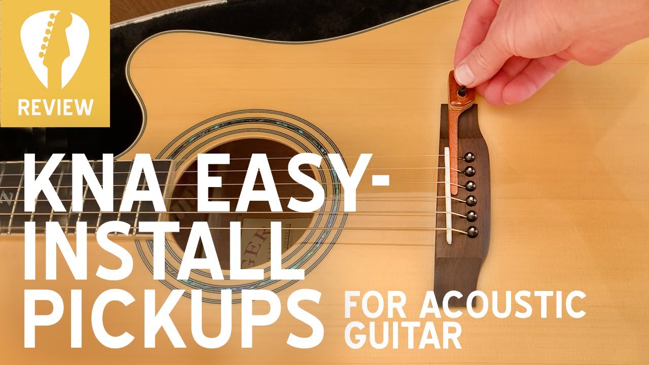 Natural-sounding, easy-install Acoustic Guitar Pickups - KNA pickups REVIEW (SG-2, SP-1, SP-2)