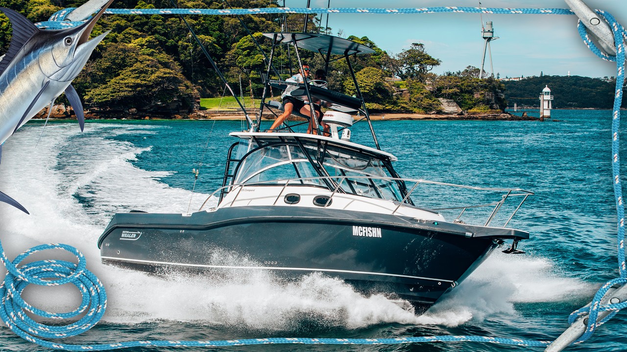 Boston Whaler 305 Conquest refit | carbon-fibre tower