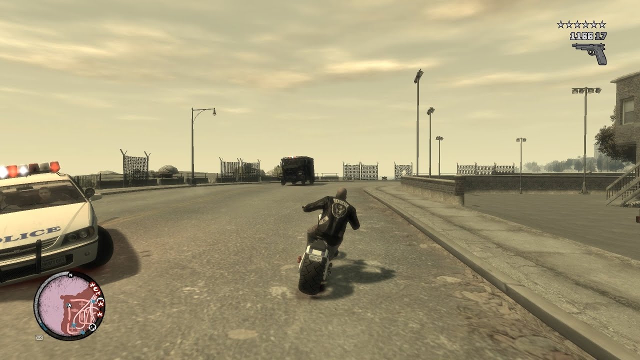 GTA 4 TLAD Police Massacre  + Six Star Wanted Level Escape