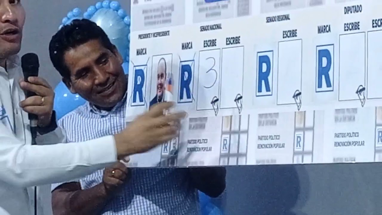 COMO VOTAR POR RENOVACI&Oacute;N POPULAR (RAFAEL LOPEZ ALIAGA CAZORLA)