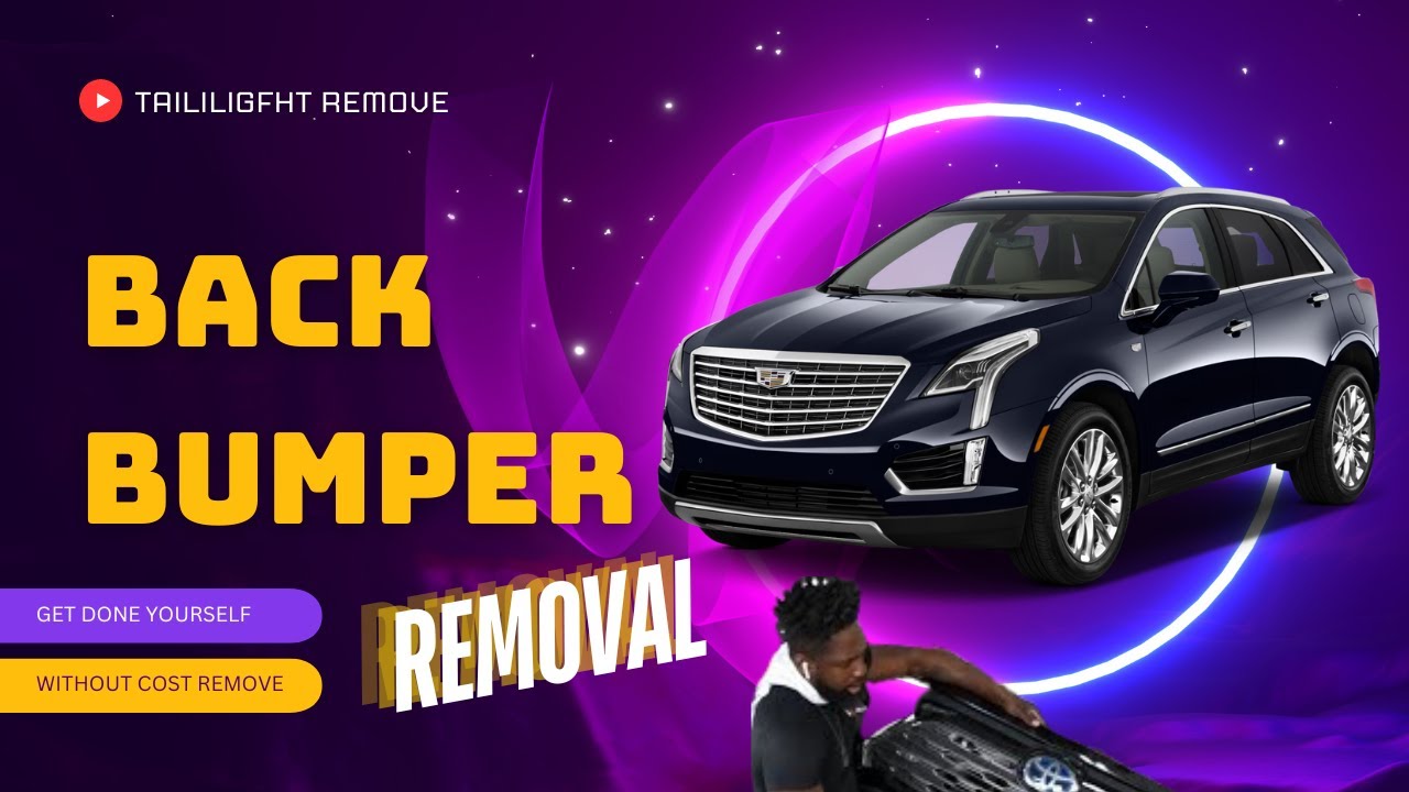 Как снять задний бампер и фонарь на Cadillac ST-5 2017 своими руками