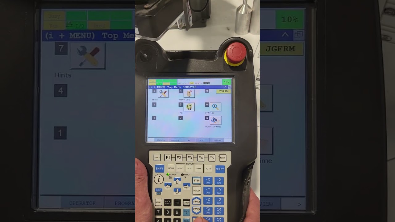 Fanuc Teach Pendant - Basic Basic Basic Overview