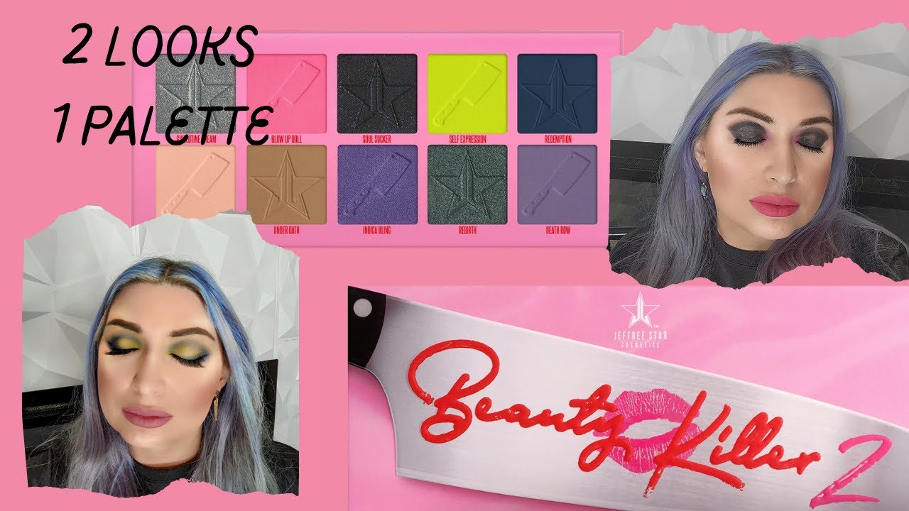 Jeffree Star Cosmetics Beauty Killer 2 palette / WATCH BEFORE YOU BUY - UPDATED THOUGHTS / 2 looks