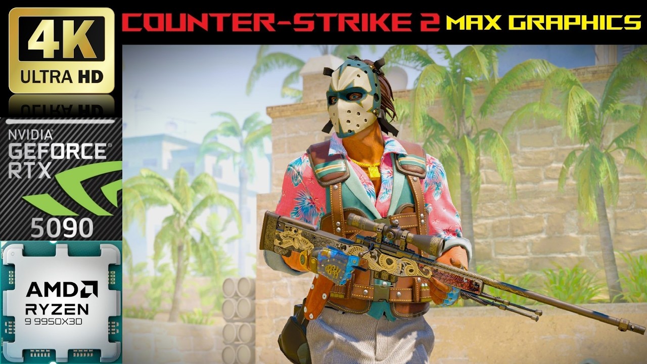 [4K] Counter Strike 2 - Nvidia RTX 5090 AMD Ryzen 9950x3D #gaming #cs2 #pc #cs #fyp #game #viral #4k