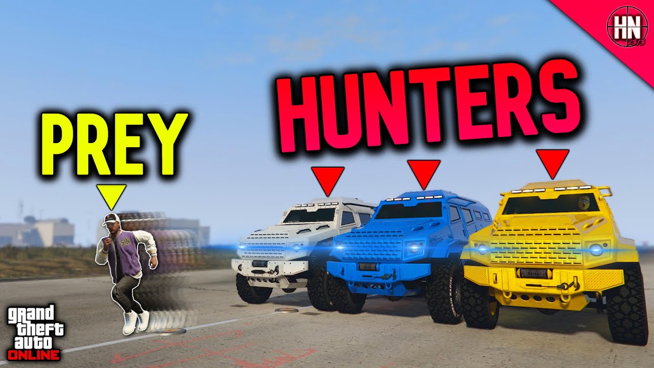 ON FOOT SURVIVAL CHALLENGE | GTA 5 ManHunt