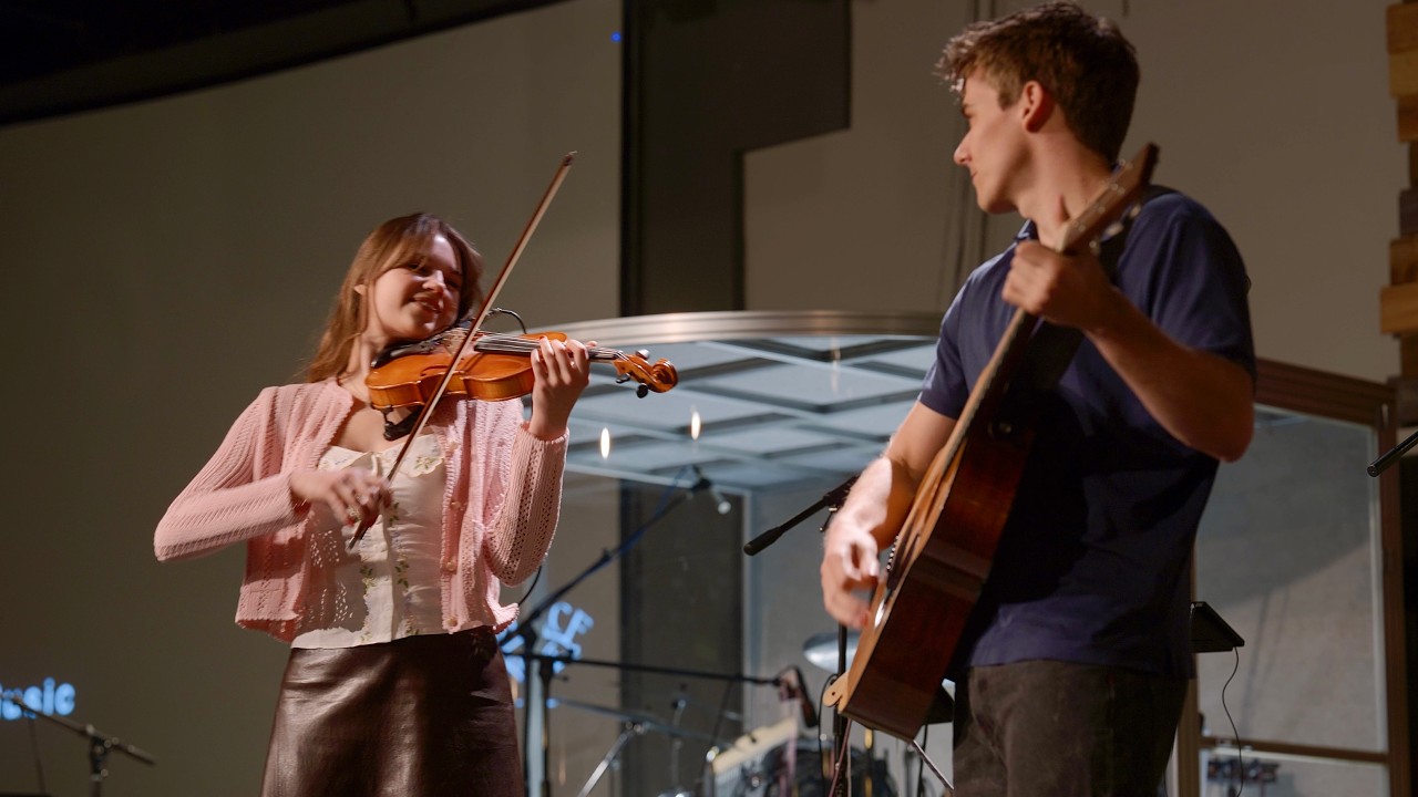 His Reaction When I Played &ldquo;Forever&rdquo; on Violin | Karolina Protsenko ft. Aiden Kroll