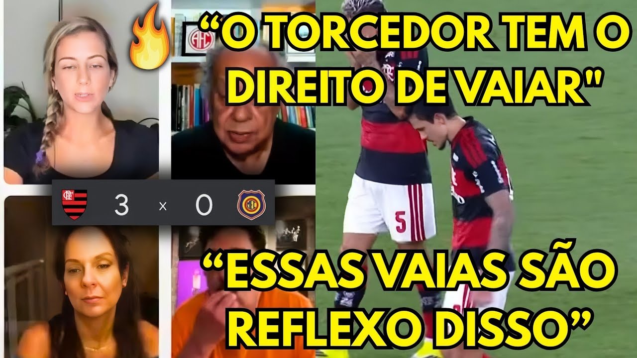 🔥 FLAMENGO: Torcida tem DIREITO de VAIAR? Debate pega fogo após 3x0!