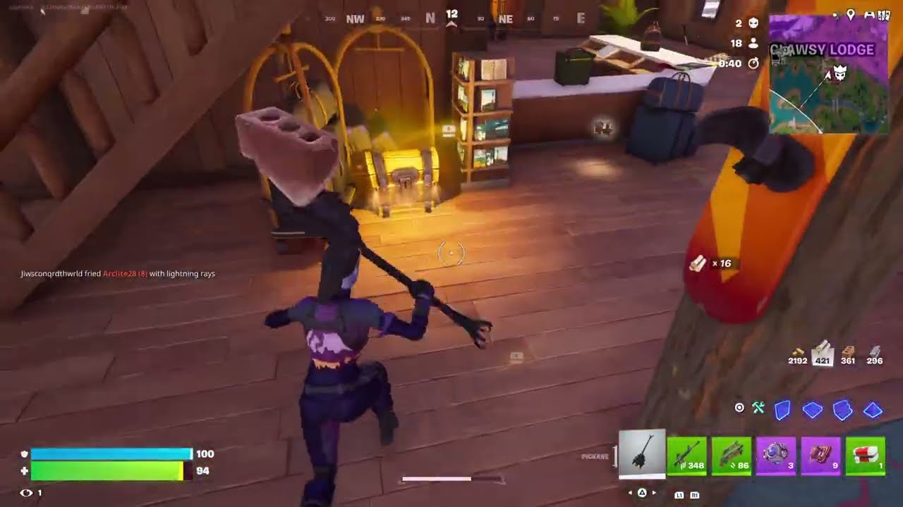 Fortnite Love and Legends Battle Royale with 2 elims and spectating build/gun fights 