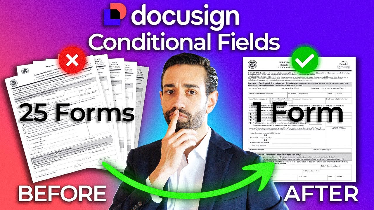 How To Set Up and Use Docusign Conditional Logic Fields in 2025