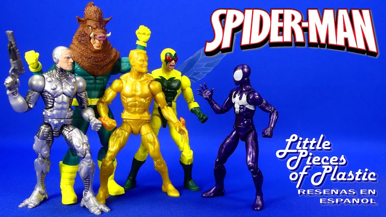 Spider Man Villains 5 Pack Amazon Marvel Legends Reseña Revisión Review Little Pieces Plastic