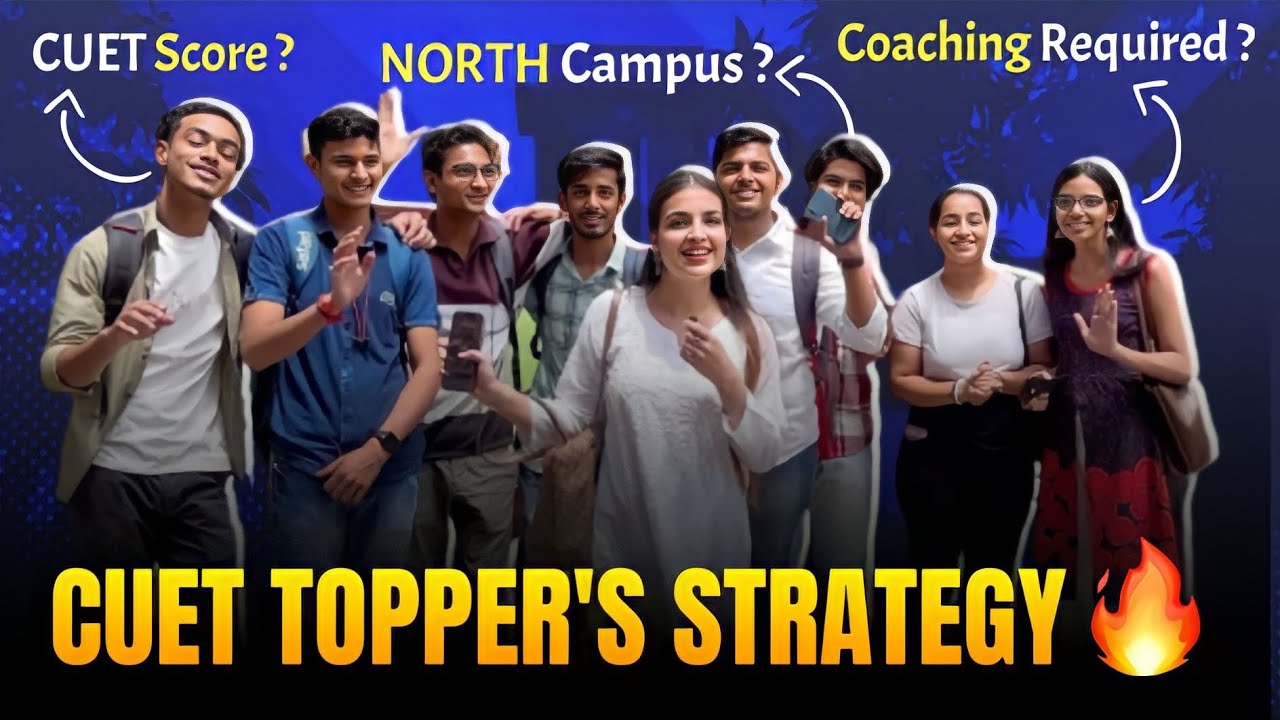 CUET Score for North Campus, Delhi University 🔥Topper's strategy, How to score 800/800 in CUET 2023