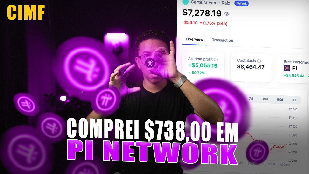 Comprei $738 D&oacute;lares de Pi Network | Atualiza&ccedil;&atilde;o da Carteira de Investimento Modo Free (CIMF)