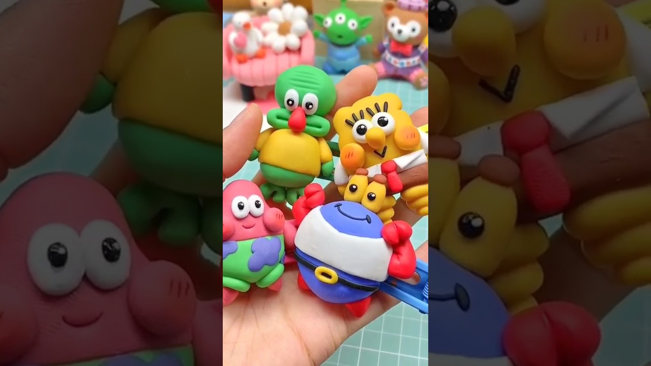 super soft clay toys for kids #diy #toy #claytoys #clayart
