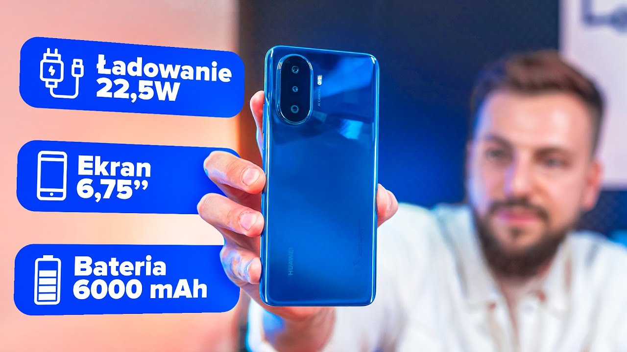 Tani smatfon z OGROMNĄ baterią 📲 HUAWEI nova Y70